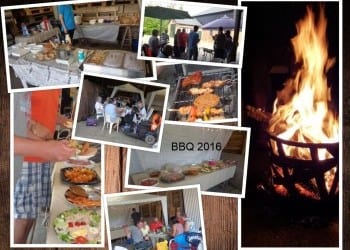 Jaarlijkse BBQ op de camping
