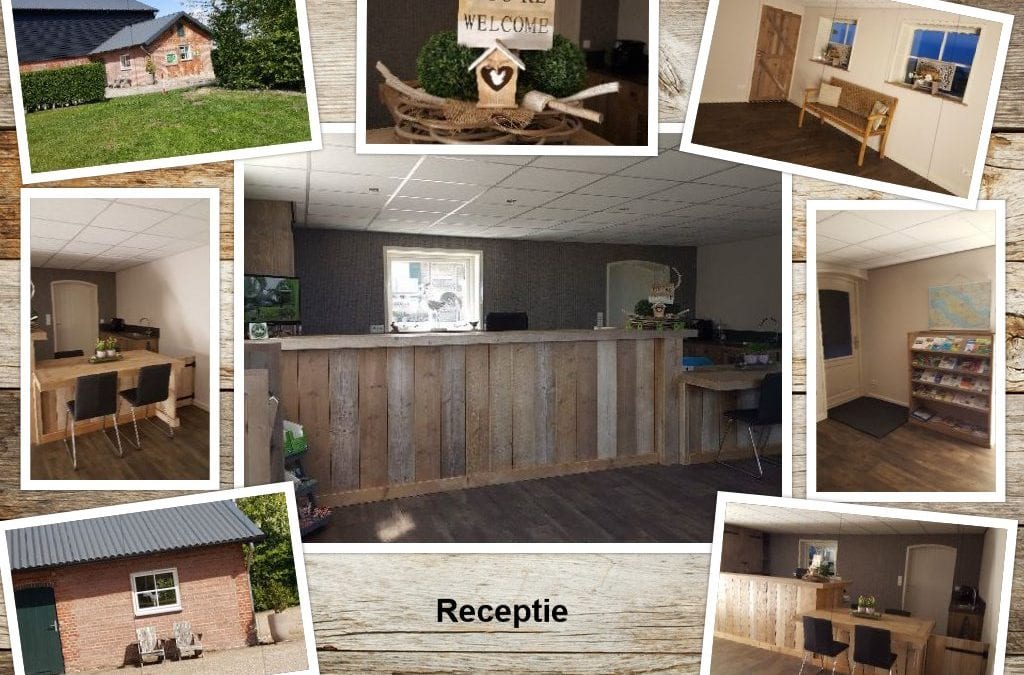 Nieuwe receptie op Camping De Lage Werf.