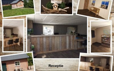 Nieuwe receptie op Camping De Lage Werf.