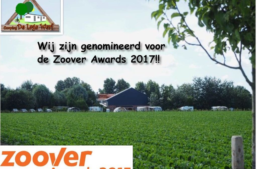 Genomineerd voor Zoover Awards 2017!!
