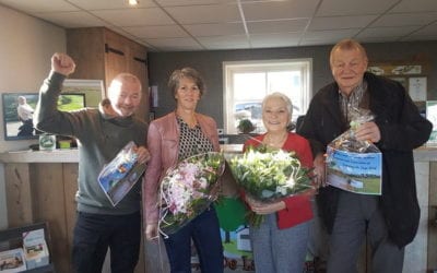 Winnaars gratis weekend kamperen op Camping De Lage Werf.