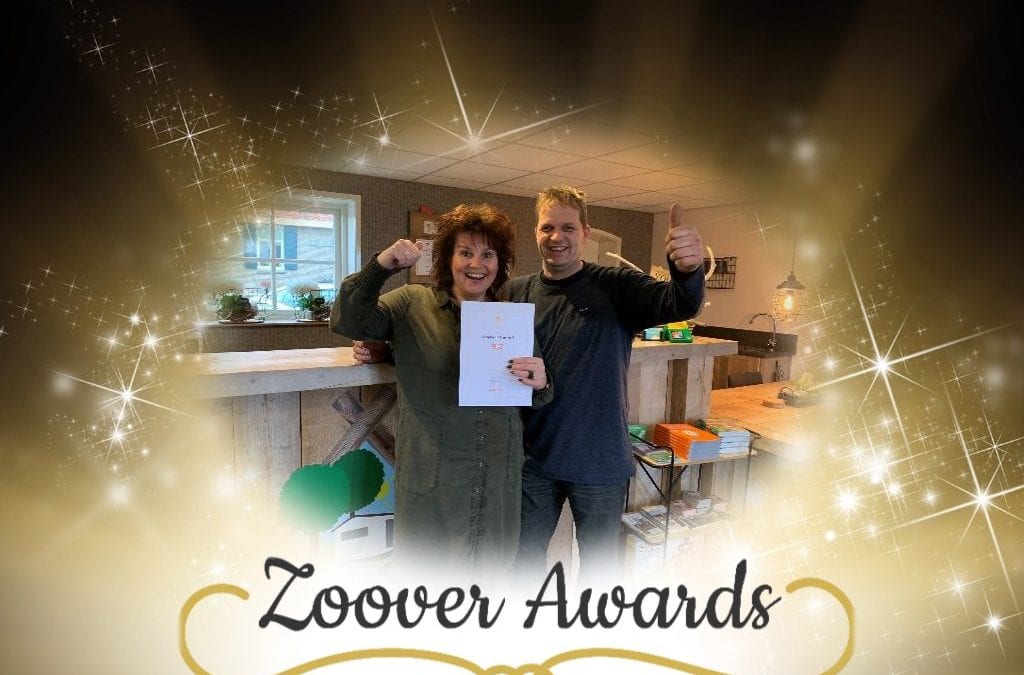 Camping De Lage Werf wint ook in 2018 de Gouden Zoover Award!