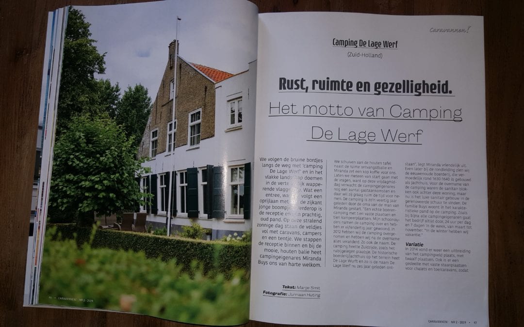Reportage Camping De Lage Werf in Caravannen!