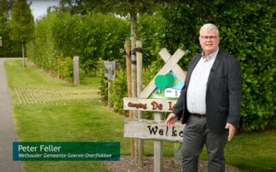 Camping De Lage Werf krijgt bezoek van Wethouder Peter Feller van de Gemeente Goeree Overflakkee.