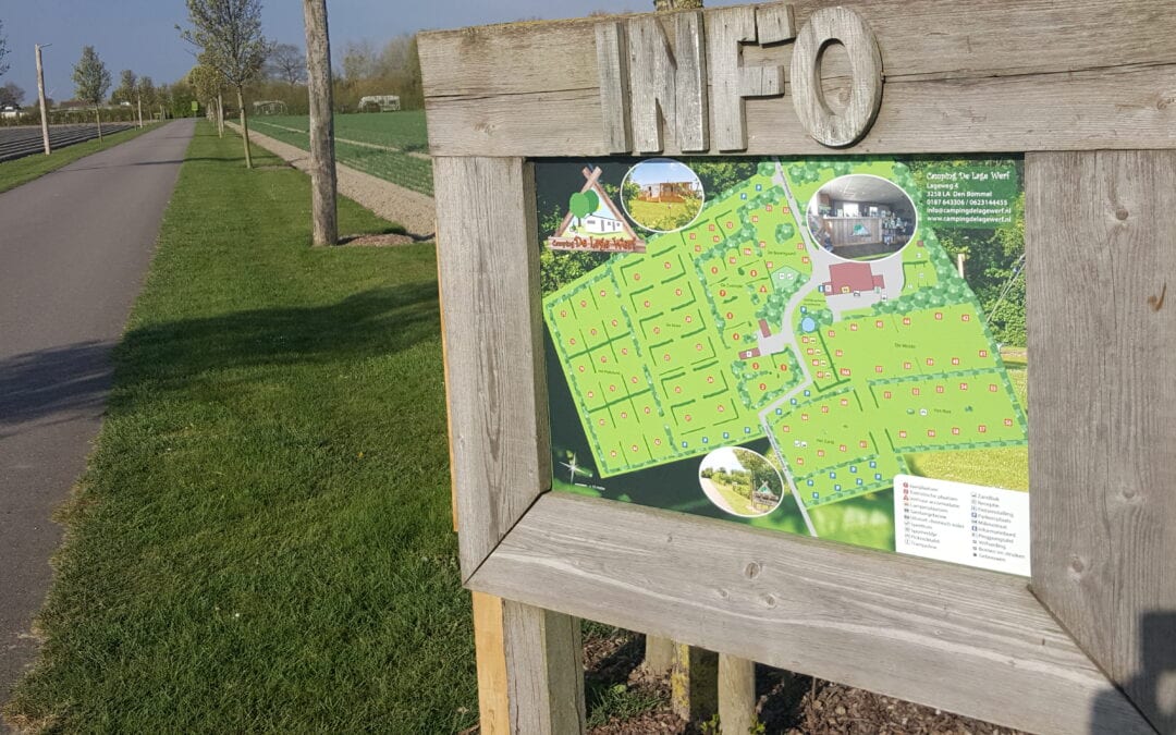 Informatieborden vernieuwt.