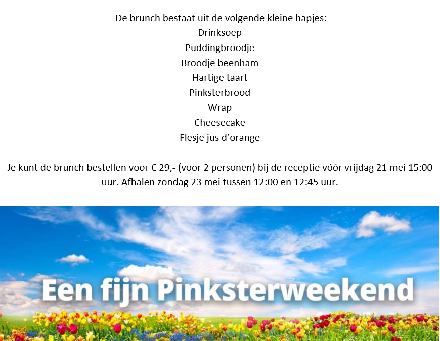 Pinksterbrunch op Camping De Lage Werf