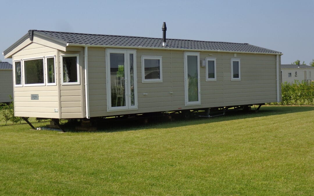 Nieuwe stacaravan te koop.