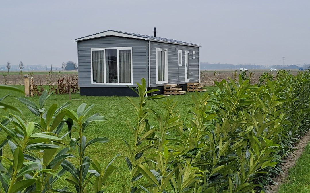 Mooie Arcabo chalet geplaatst op nieuwe chaletveld.