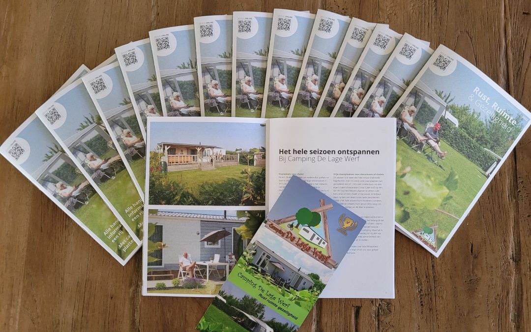 Nieuwe vakantiemagazine en folder.