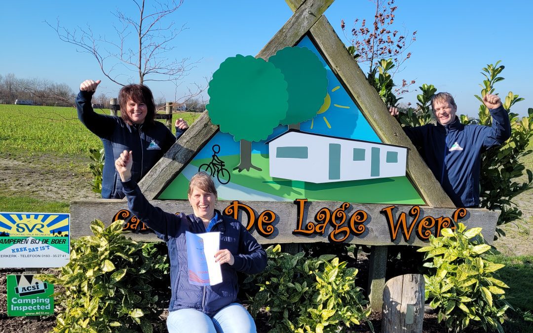 Camping De Lage Werf wint 5 jaar op rij de Gouden Zoover Award