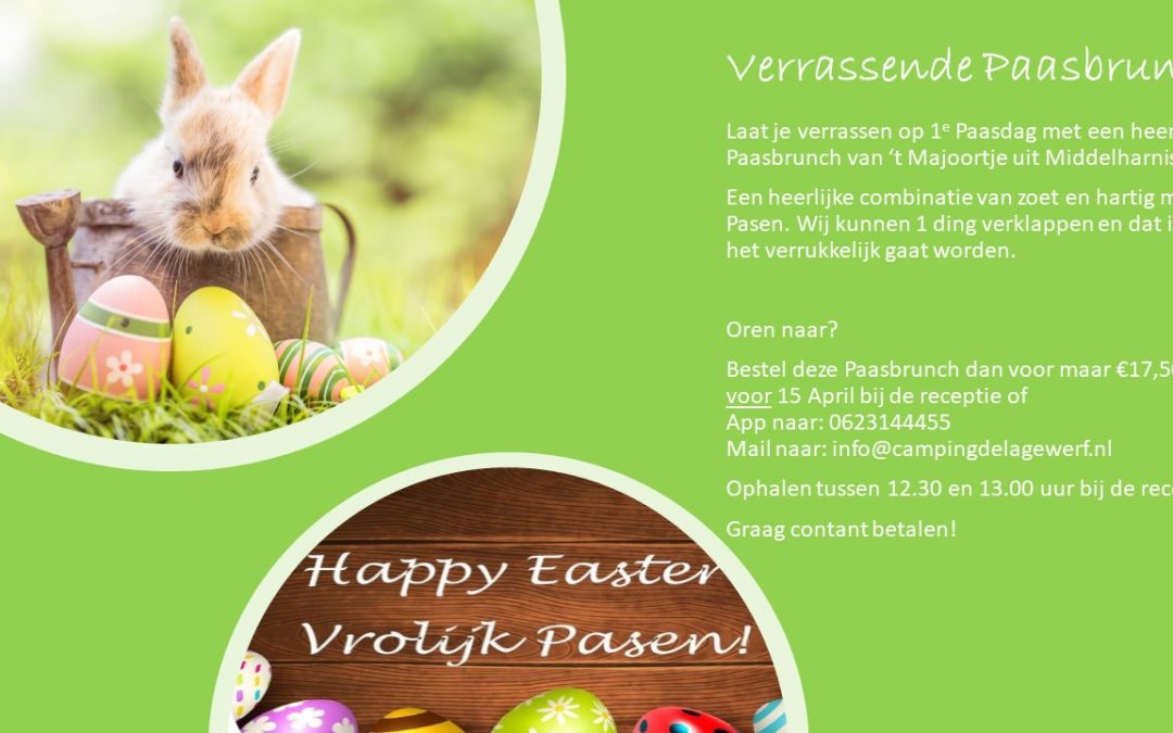 Paasactiviteiten op de camping.