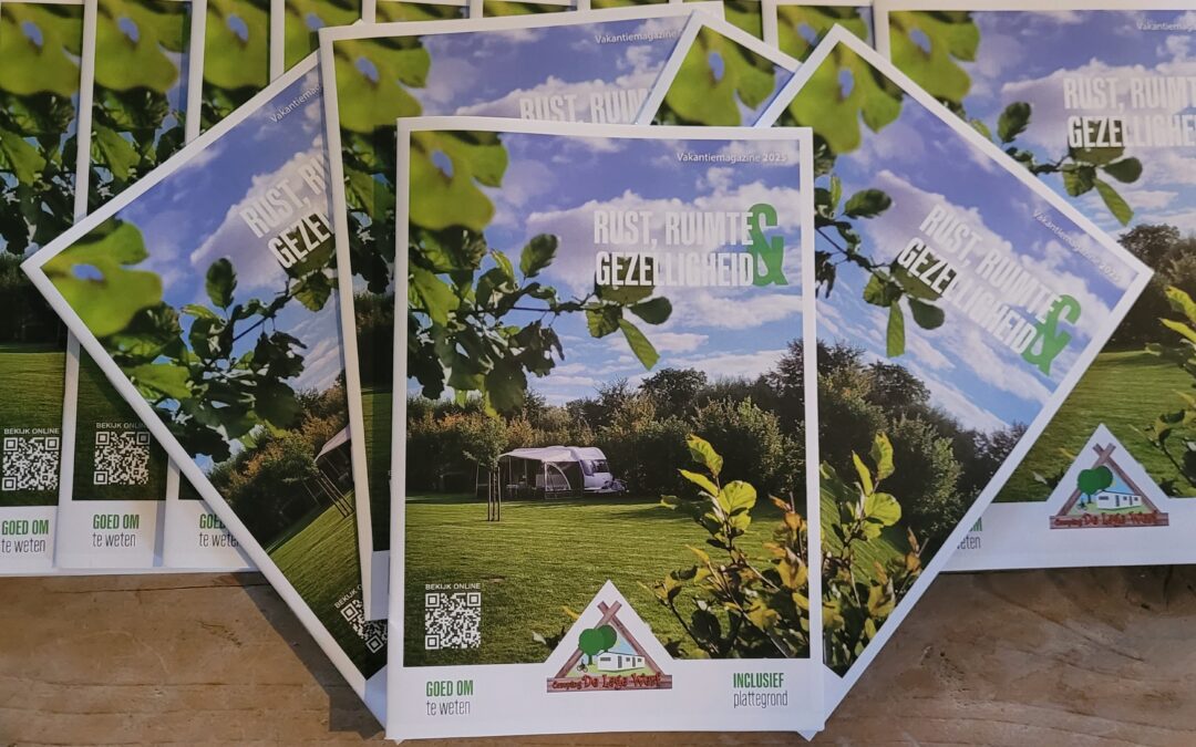 Vakantiemagazine 2025 Camping De Lage Werf is er!