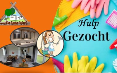 Schoonmaakster gezocht bij Camping De Lage Werf